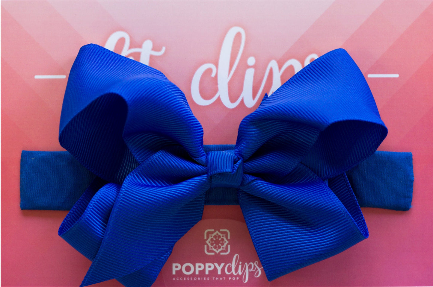 FitClips: Royal Blue - bow