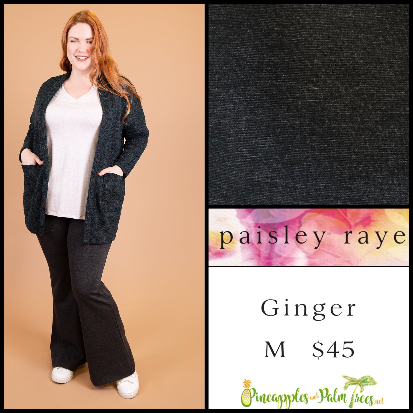 Pants: Ginger M - charcoal