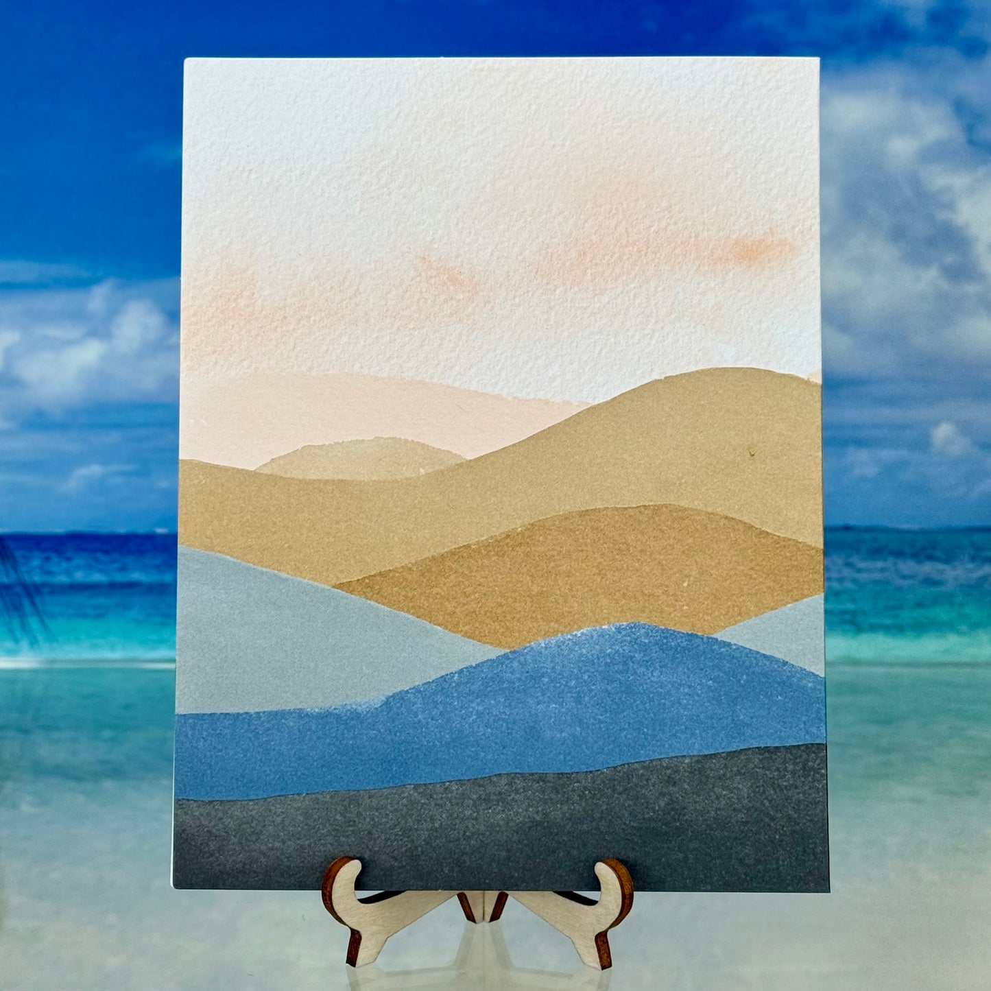 Greeting Card: You Mean the World to Me - mountains