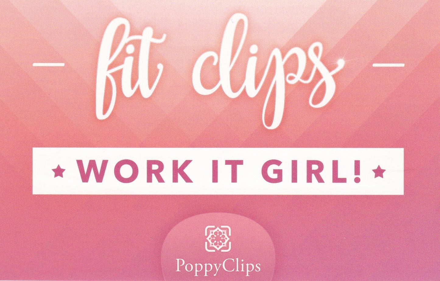FitClips: Rose Gold Poppy - black