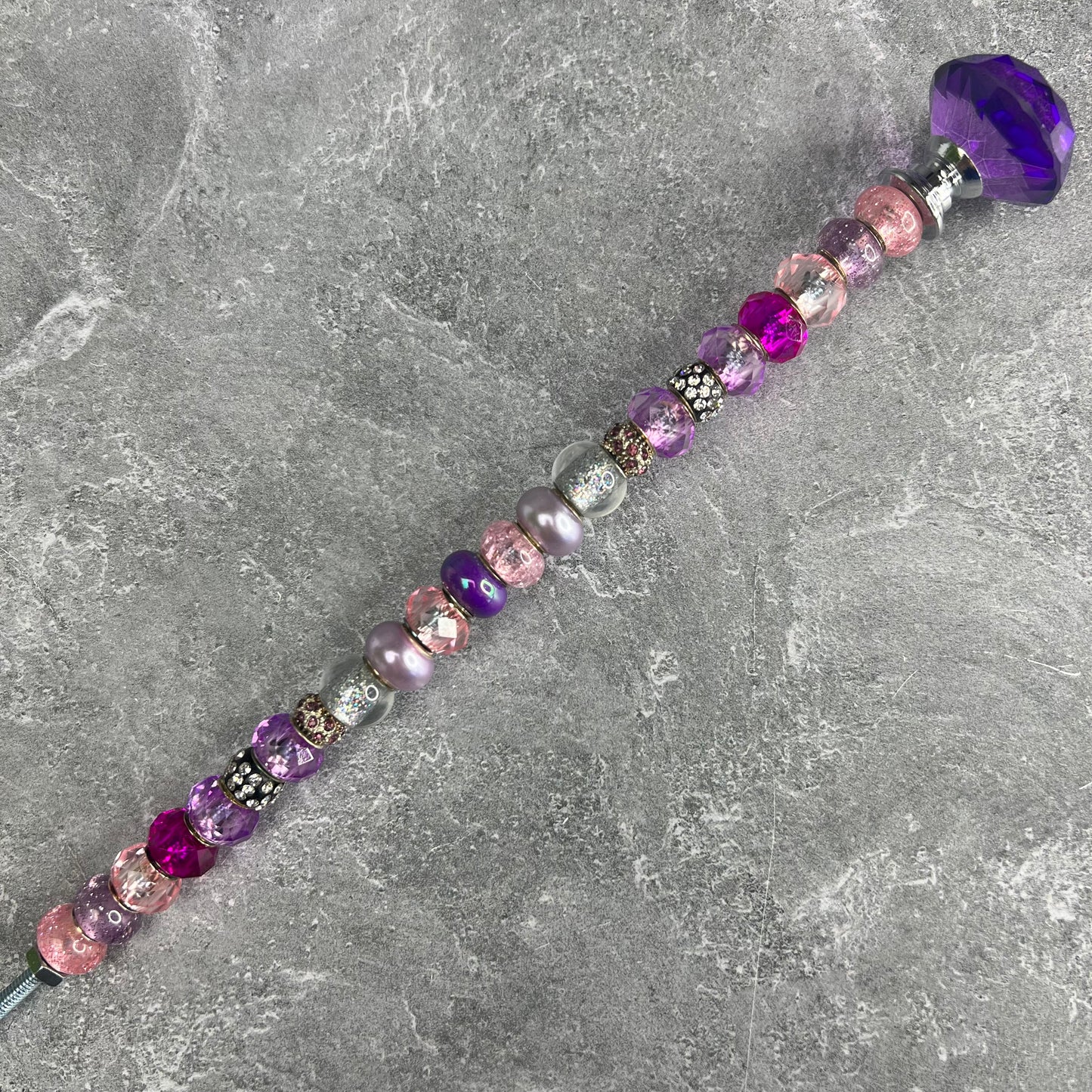 Garden Stake 1': Pastel Jewel Hues - purple