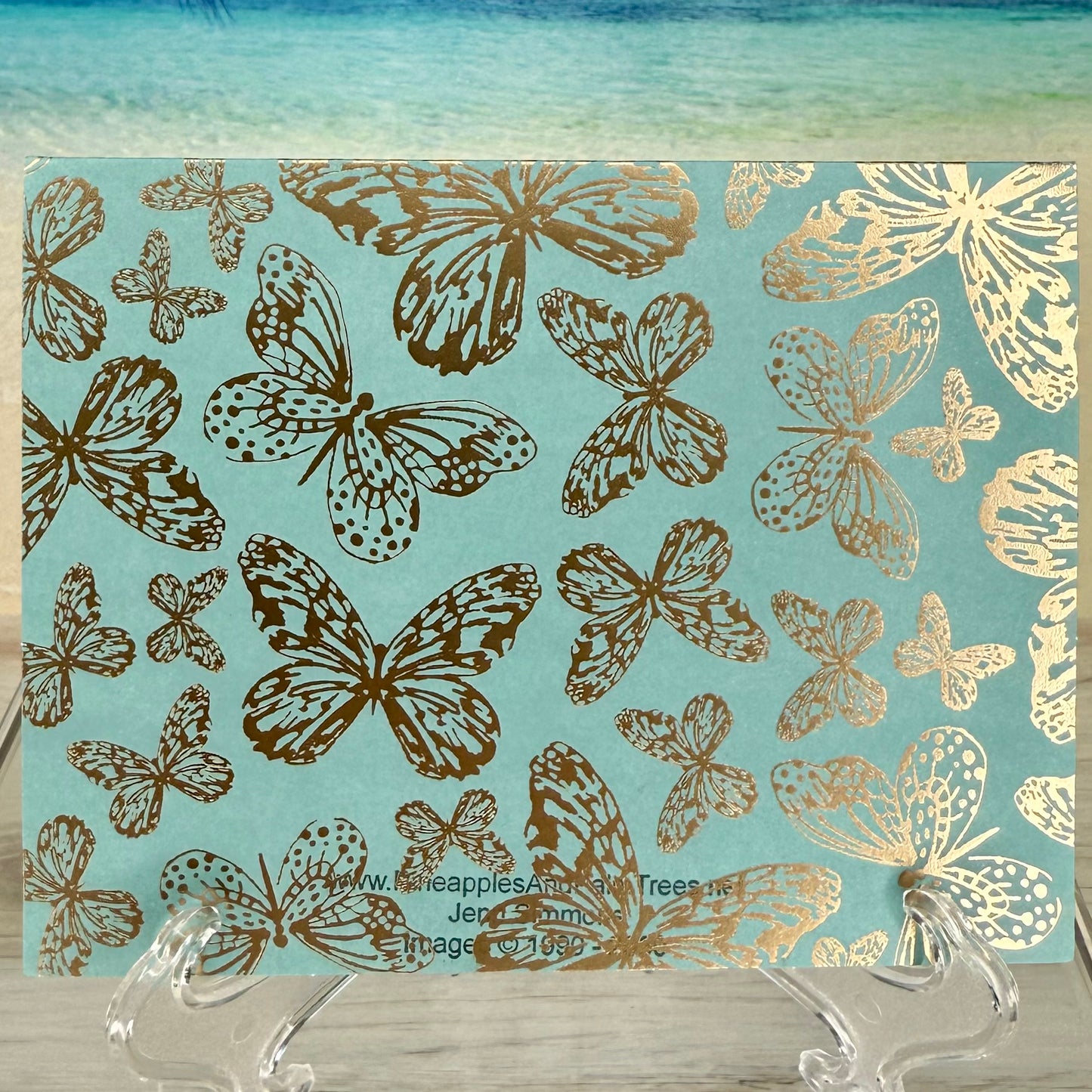 Greeting Card: Surrounding You With Love - butterflies