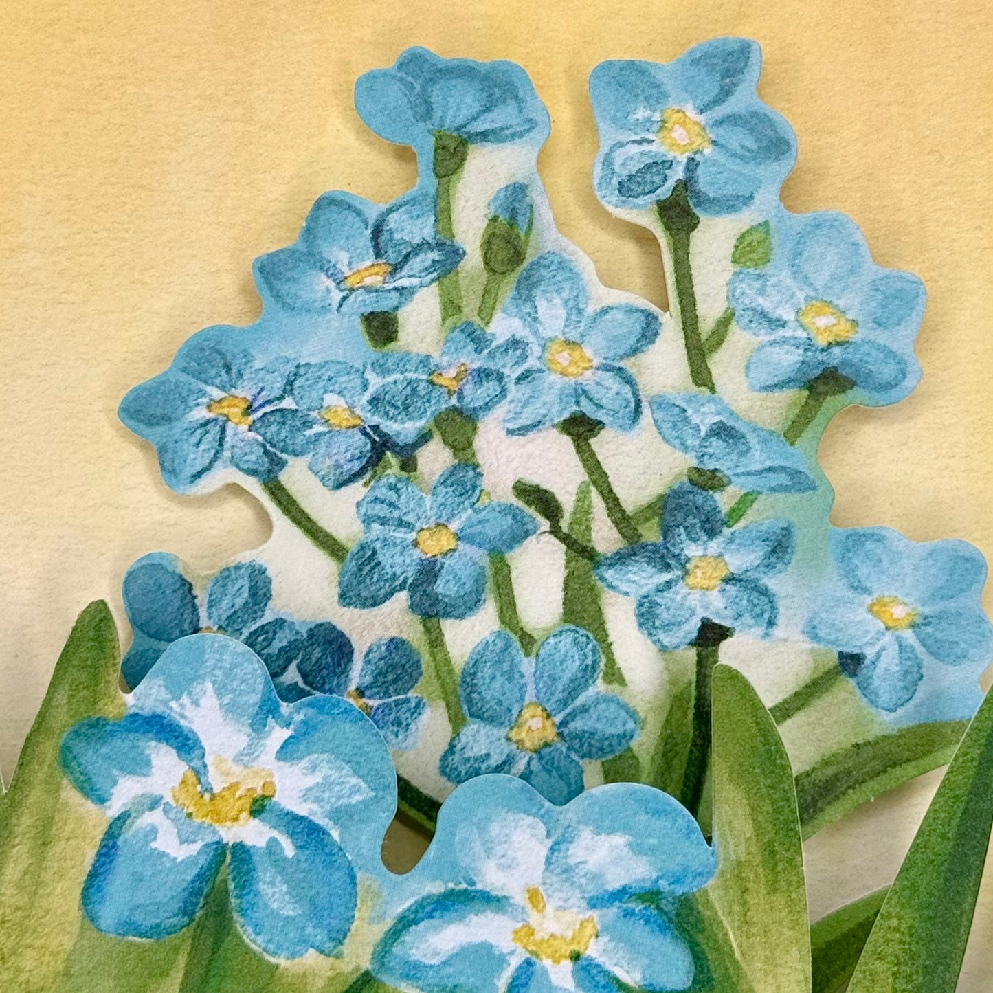Greeting Card: Your Friendship is Unforgettable - forget-me-nots
