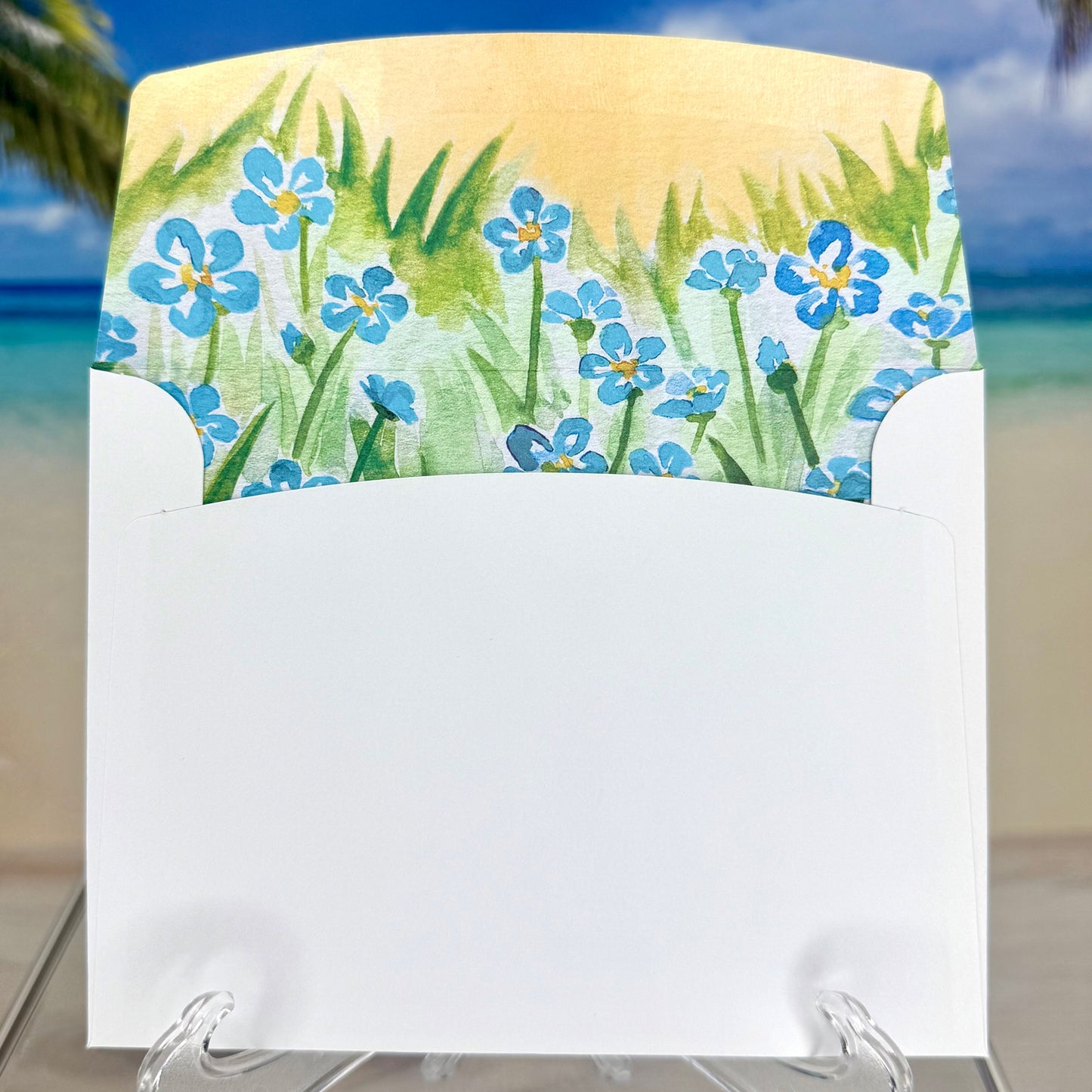 Greeting Card: Your Friendship is Unforgettable - forget-me-nots