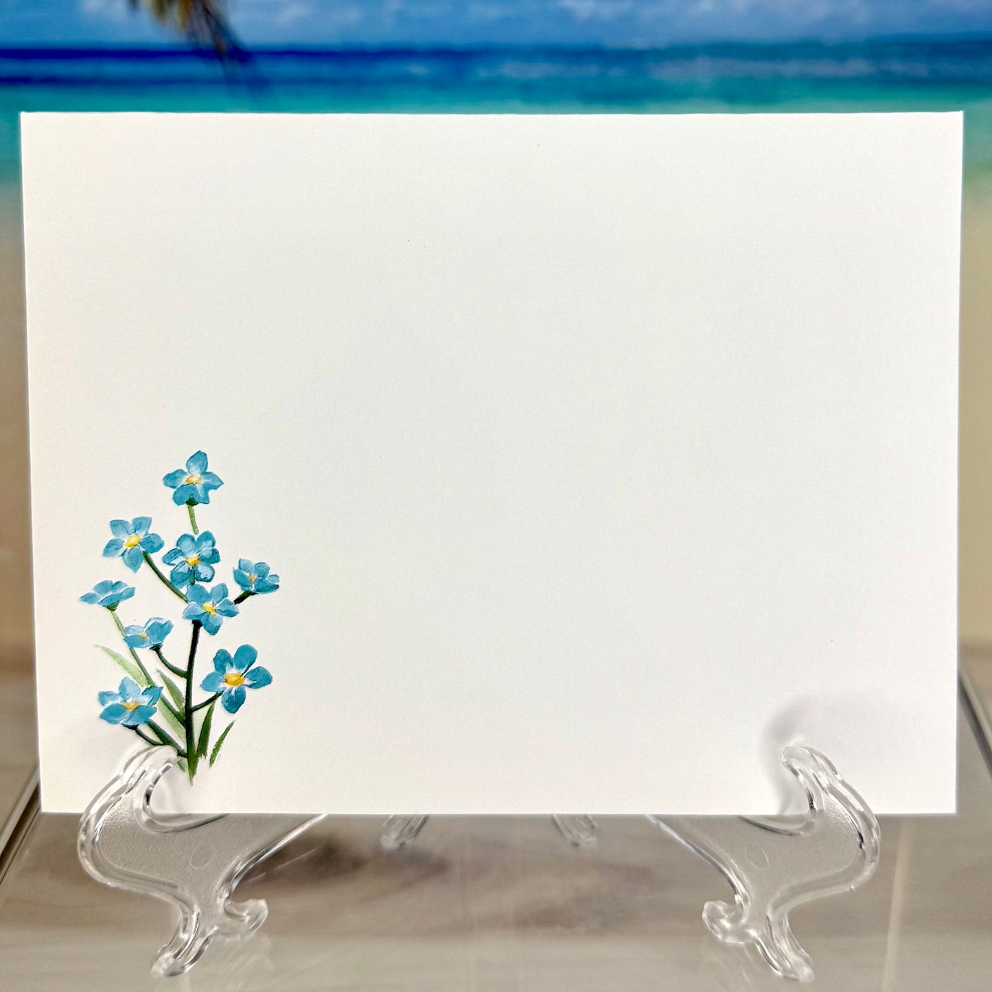 Greeting Card: Your Friendship is Unforgettable - forget-me-nots