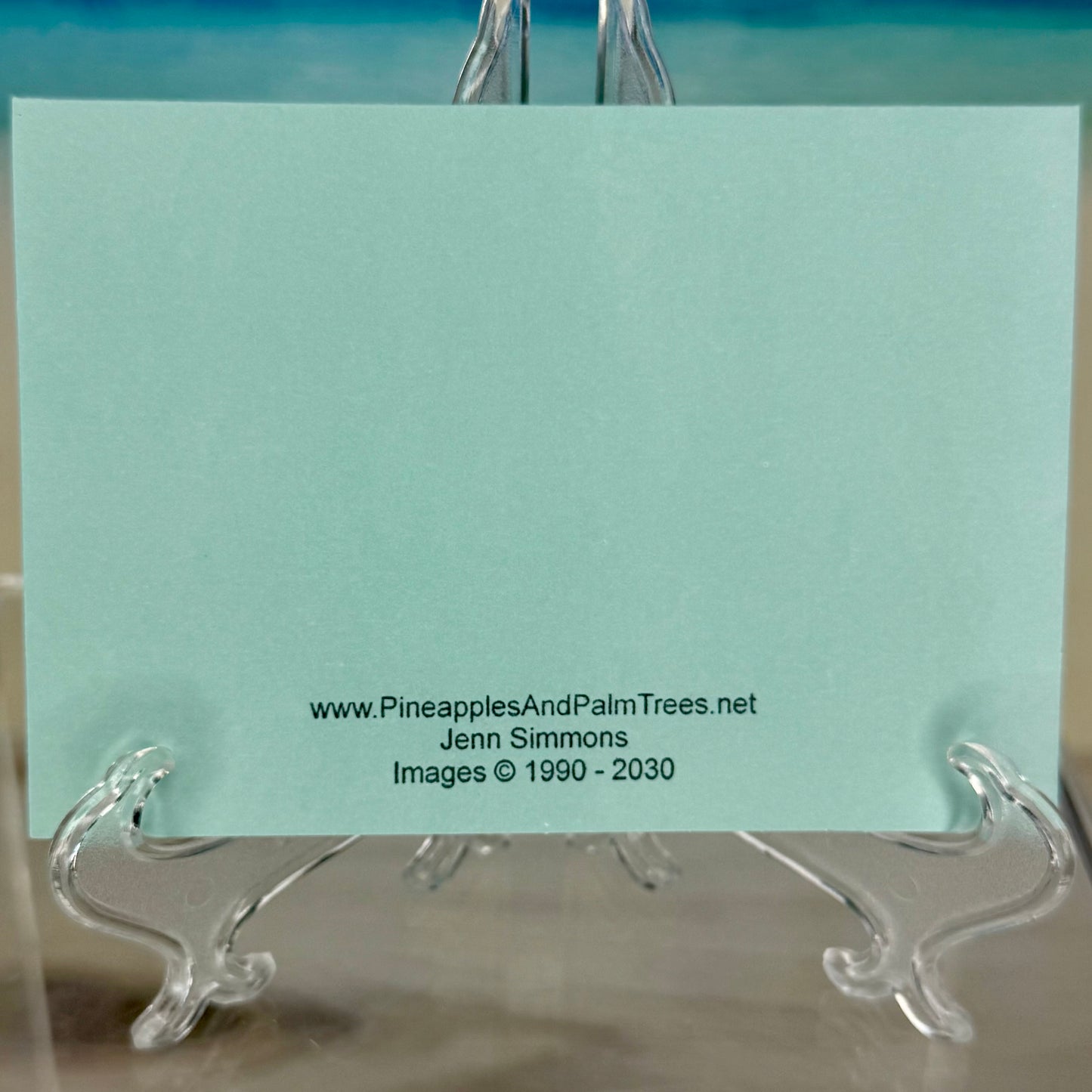 Greeting Card: Your Sweet Friendship Refreshes the Soul - blue