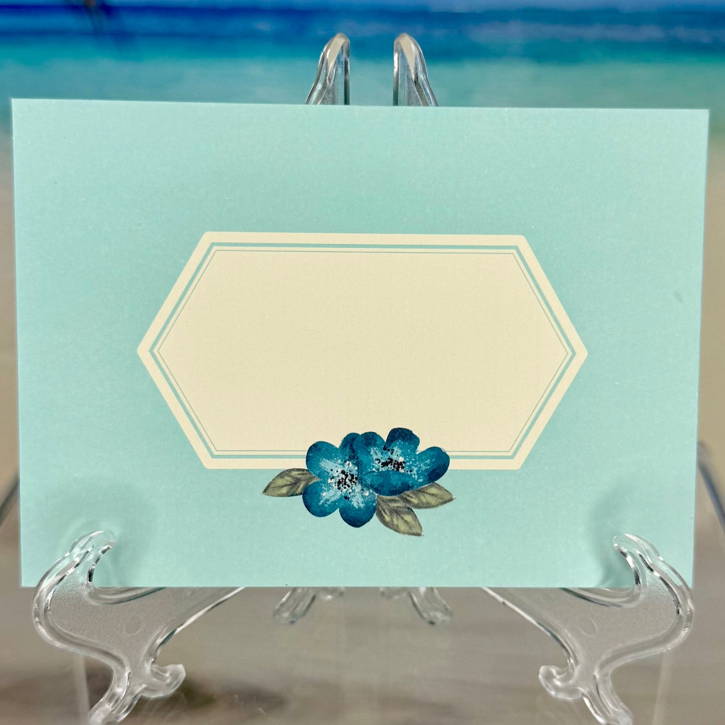 Greeting Card: Your Sweet Friendship Refreshes the Soul - blue