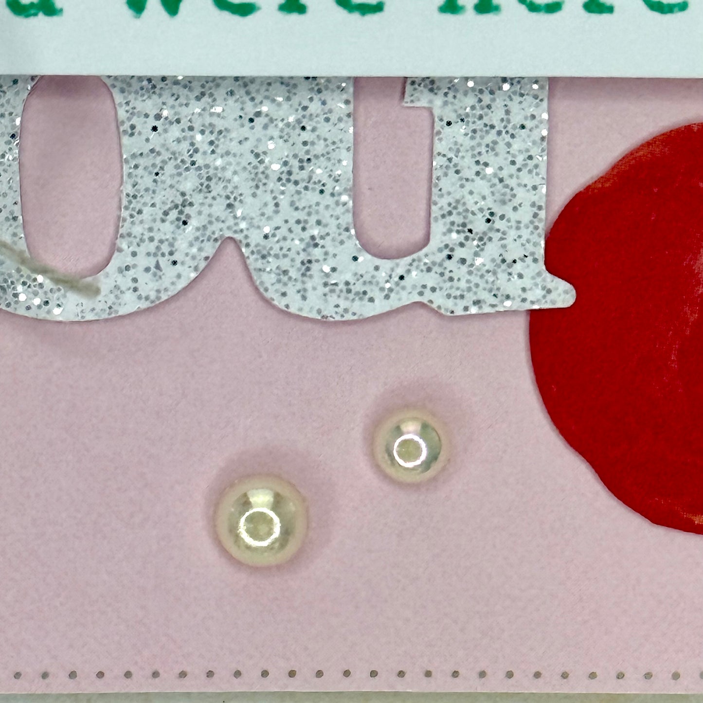 Greeting Card: Miss You Wish You Were Here - cherries