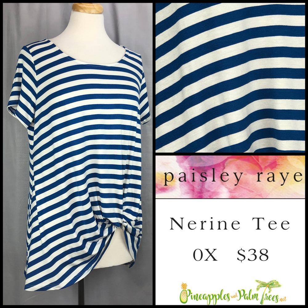 Top: Nerine Tee 0X - stripes