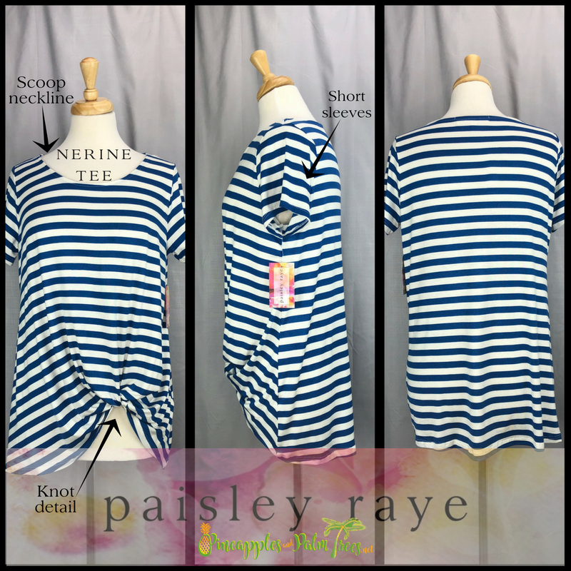 Top: Nerine Tee 0X - stripes