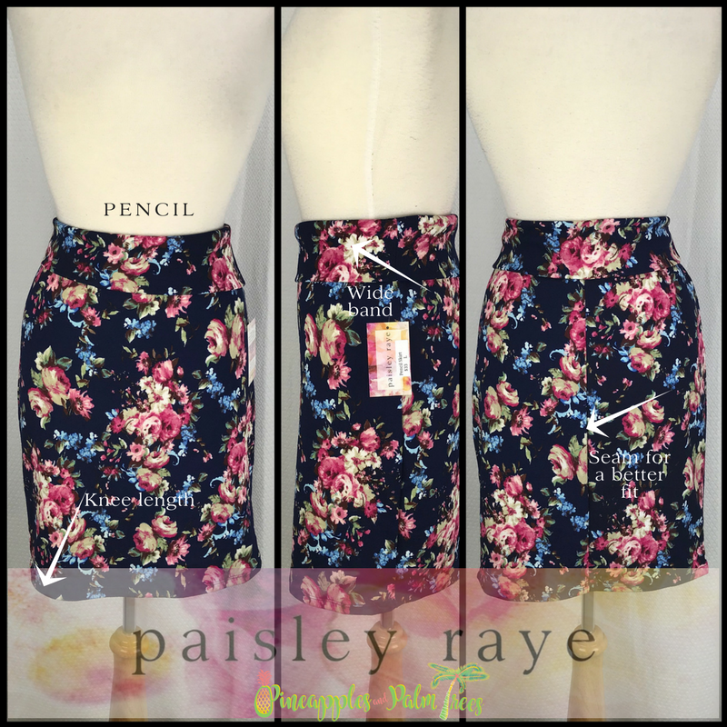 Skirt: Pencil XS - black and white