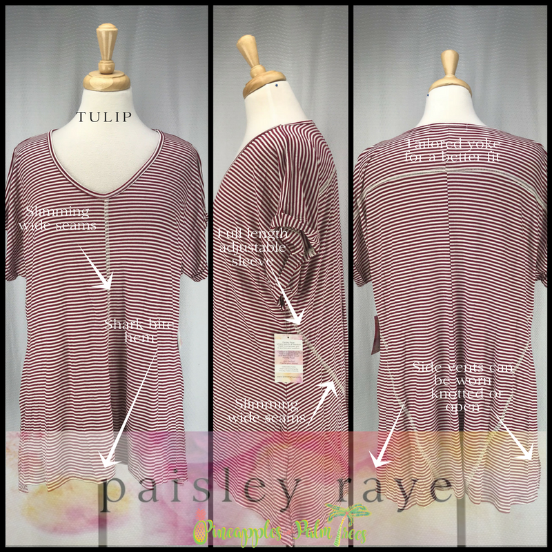 Top: Tulip XL - yellow