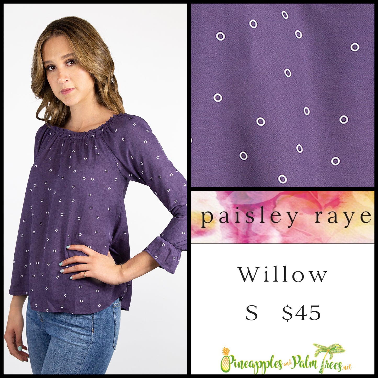 Top: Willow S - purple