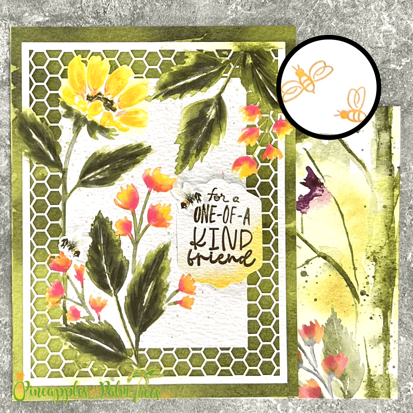 Greeting Card: For A One-of-a-Kind Friend - bees