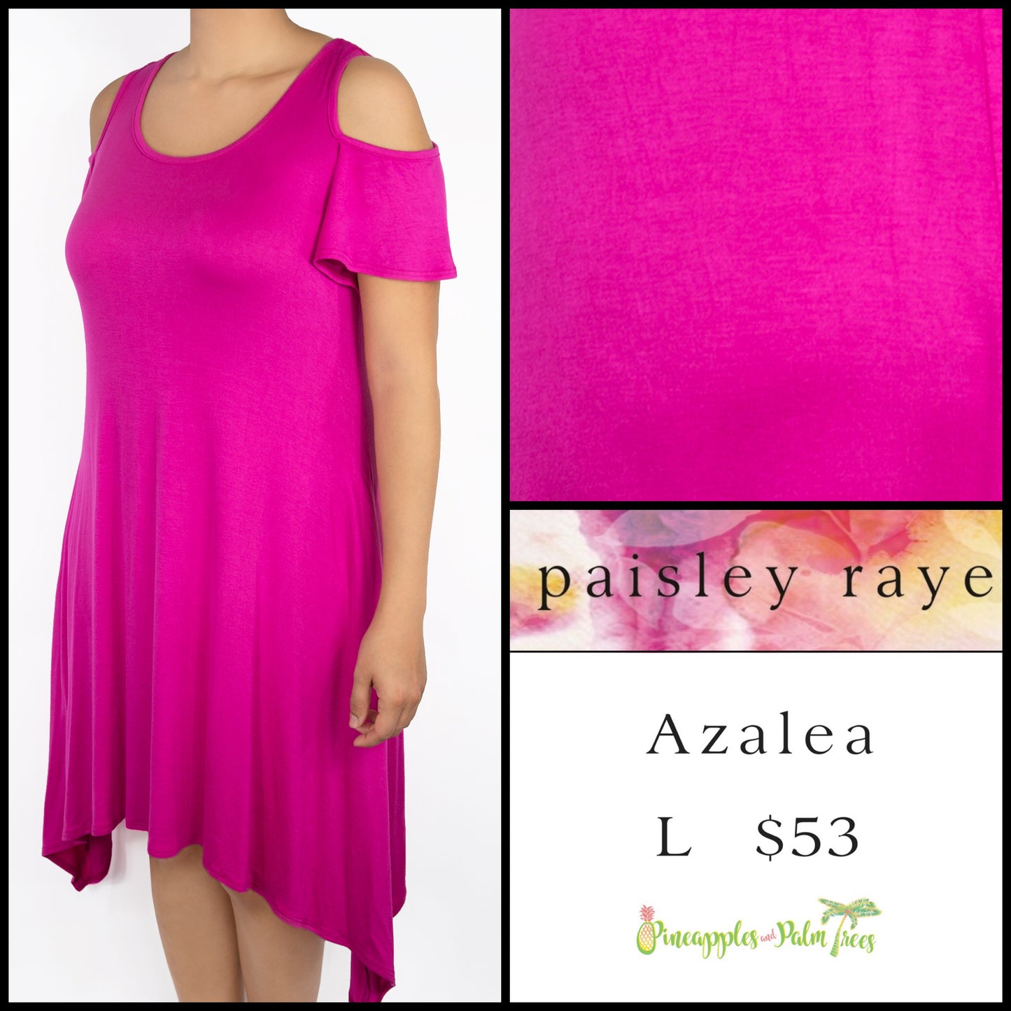 Dress: Azalea L - pink