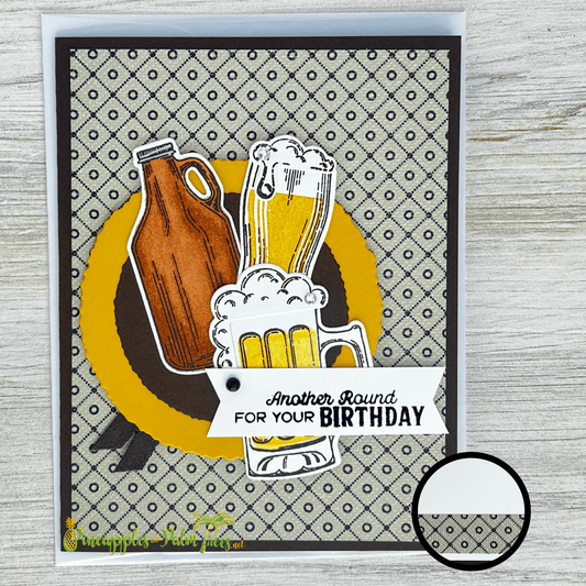 Greeting Card: Another Round For Your Birthday - beer jug