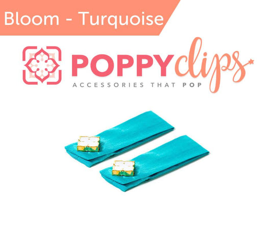 PoppyClips: Bloom - turquoise