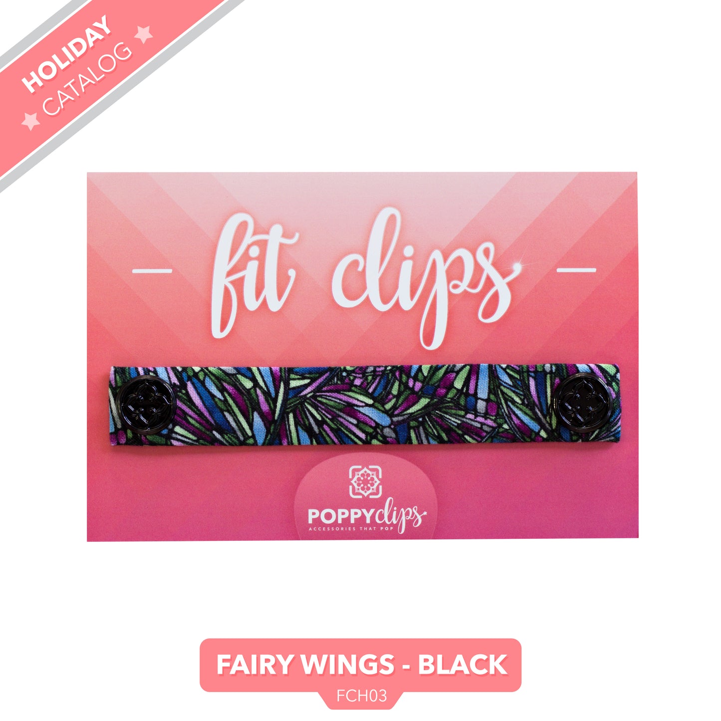 FitClips: Fairy Wings - black