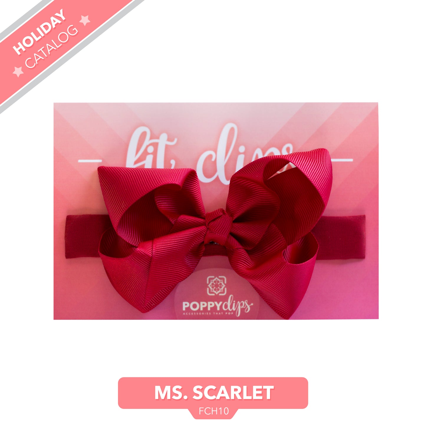 FitClips: Ms. Scarlet - red