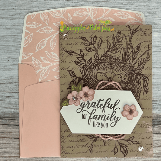 Greeting Card: Grateful for Family Like You - nest