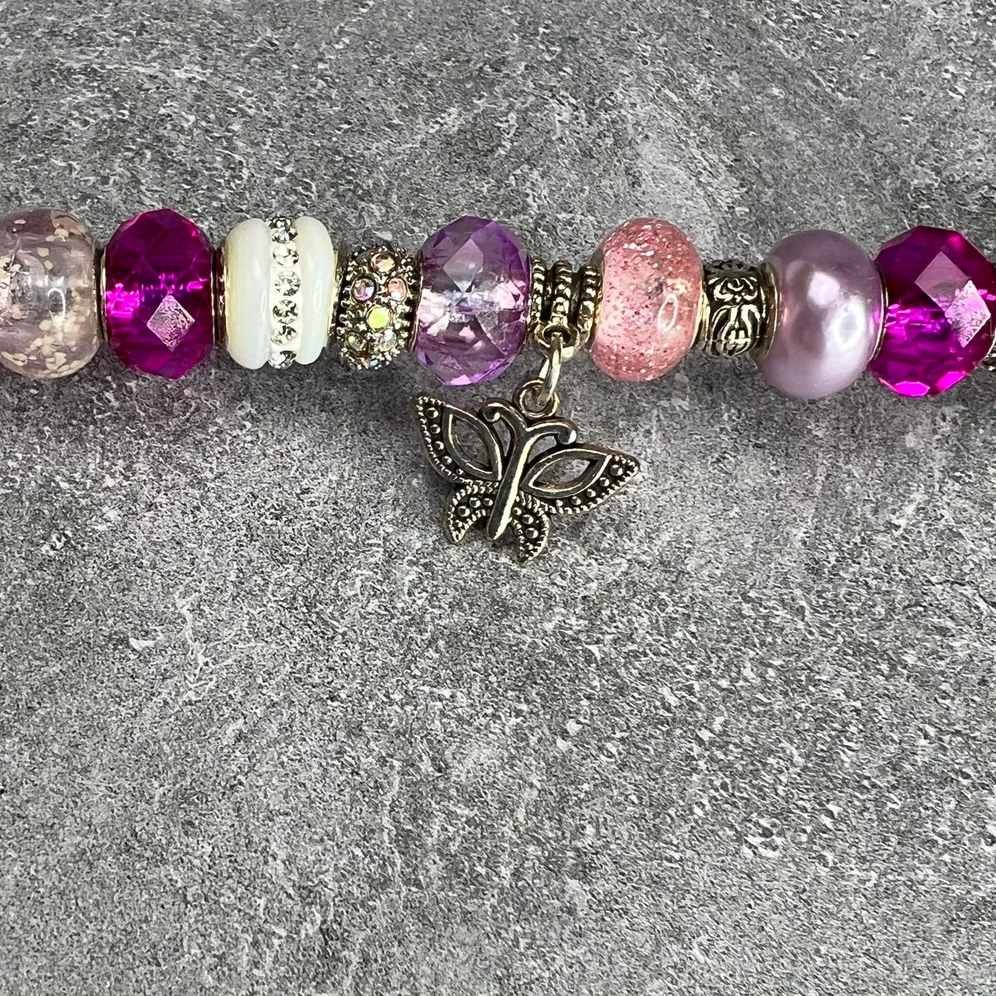 Garden Stake 1': Enchanted Butterfly Bliss - purple