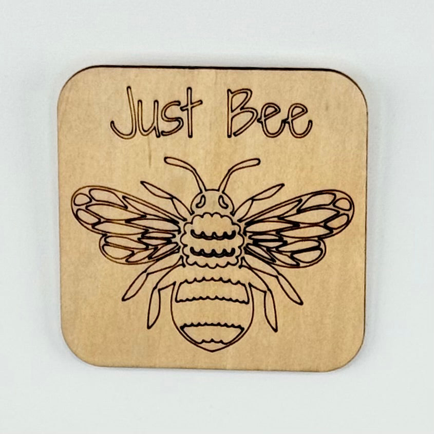 Fridge Magnet: Just Bee