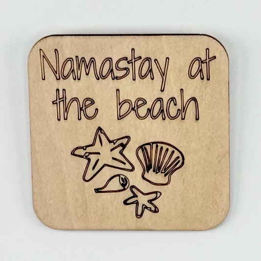 Fridge Magnet: Namastay at the Beach