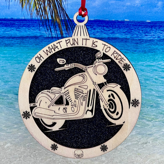 Lasered Christmas Ornaments: Oh What Fun It Is To Ride - Various