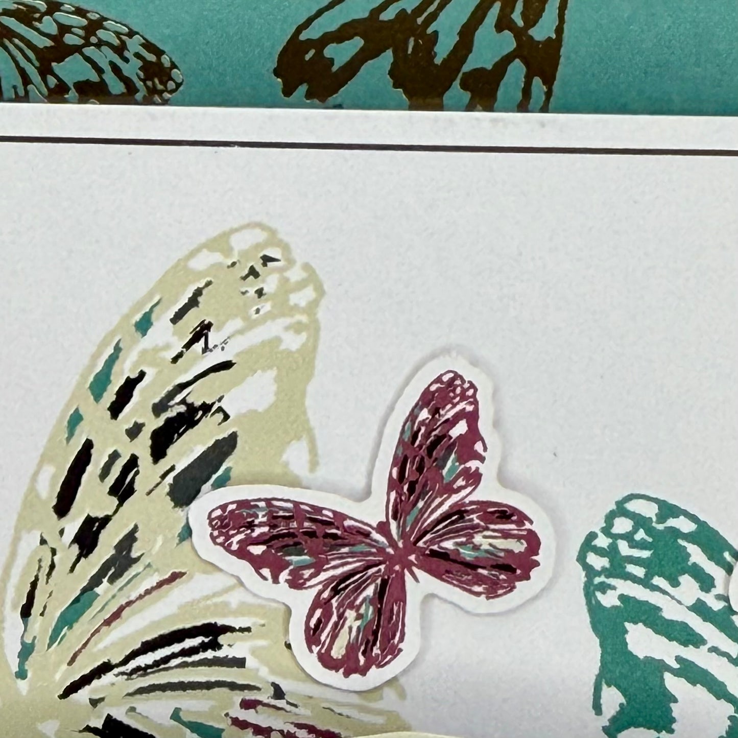 Greeting Card: Surrounding You With Love - butterflies