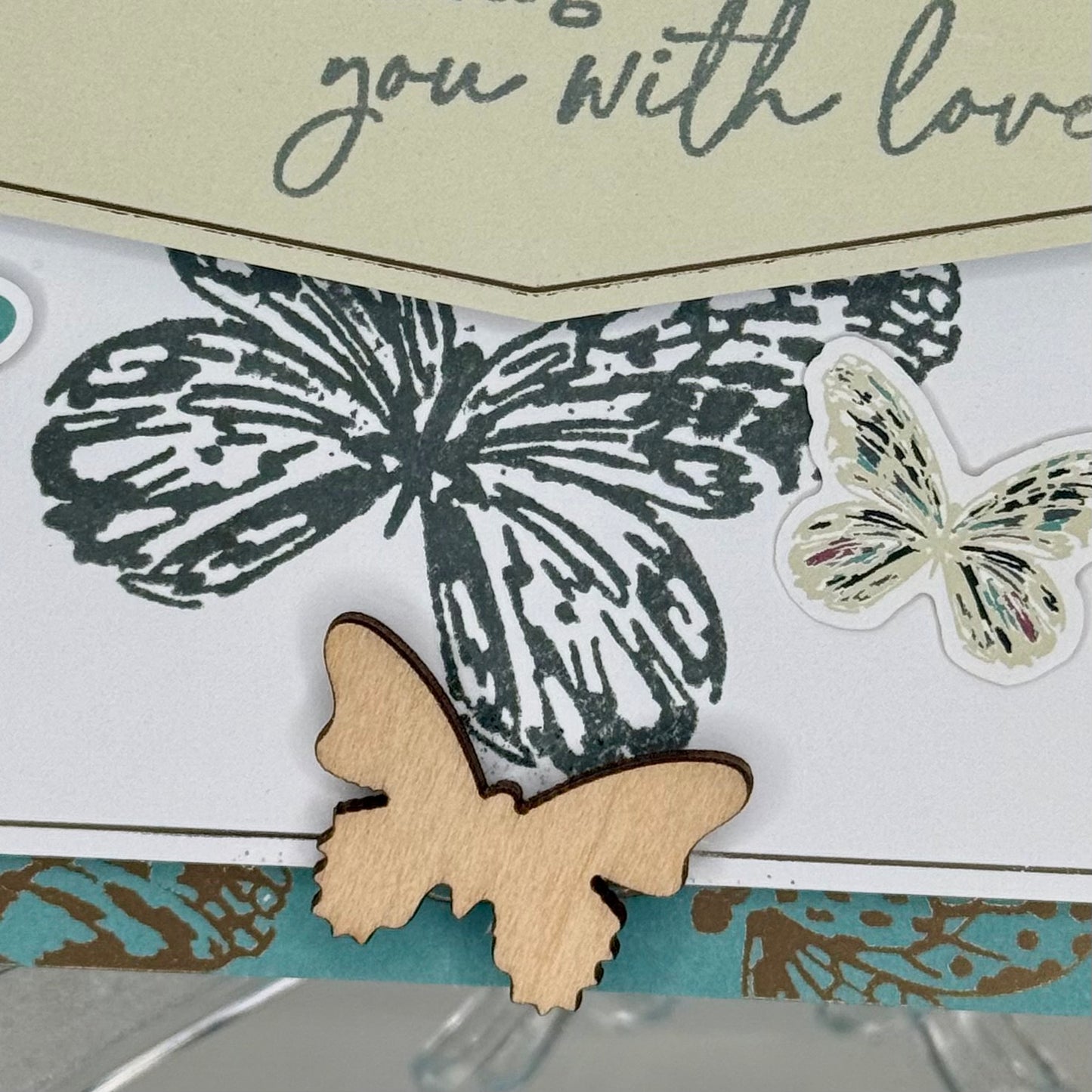Greeting Card: Surrounding You With Love - butterflies