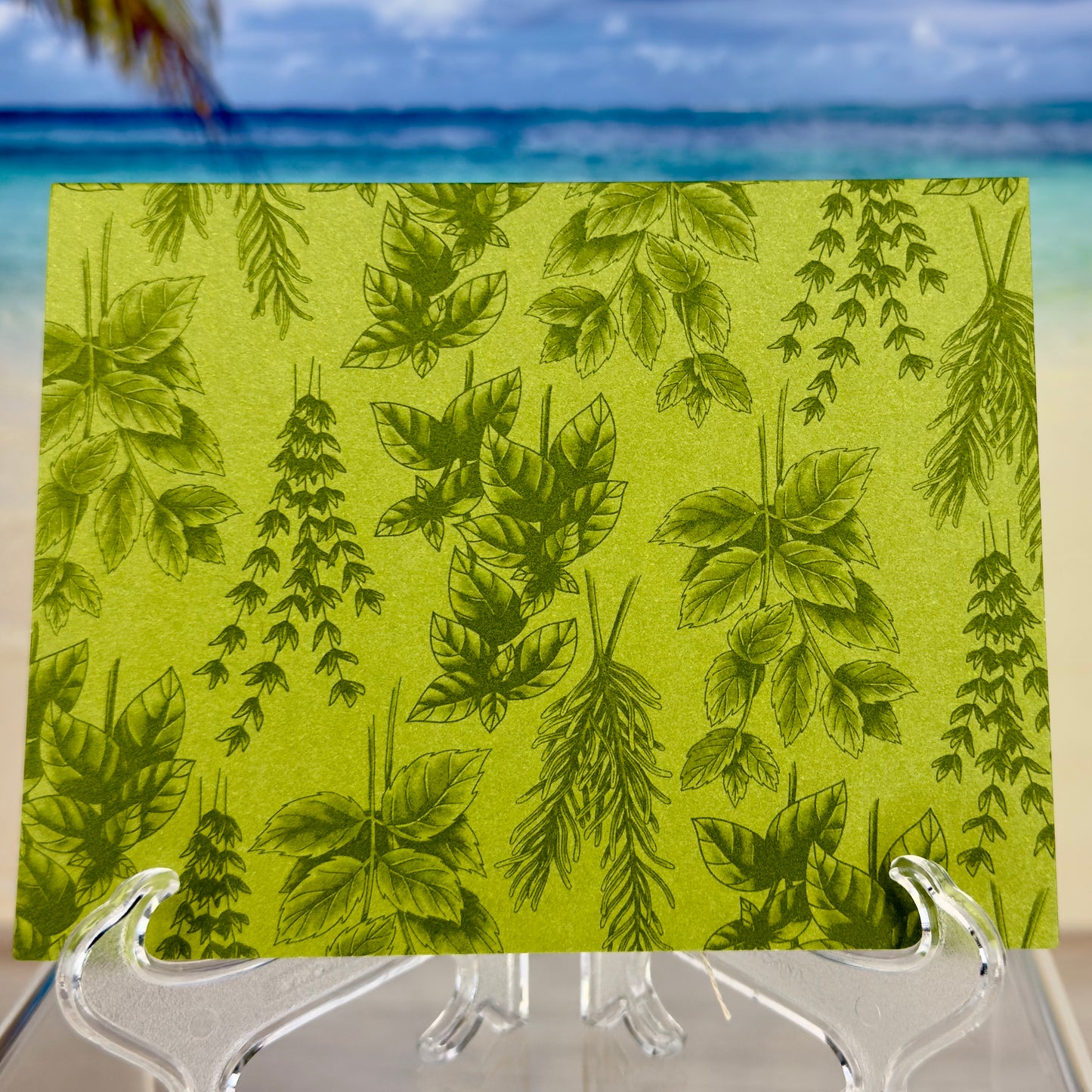 Greeting Card: To a Wonderful Friend - leaves