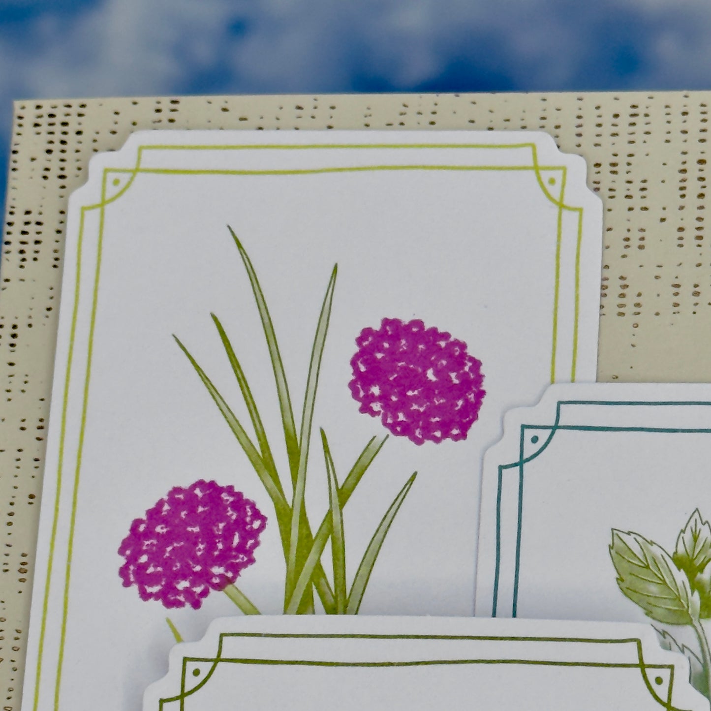 Greeting Card: Thanks for Helping Me Grow - herbs