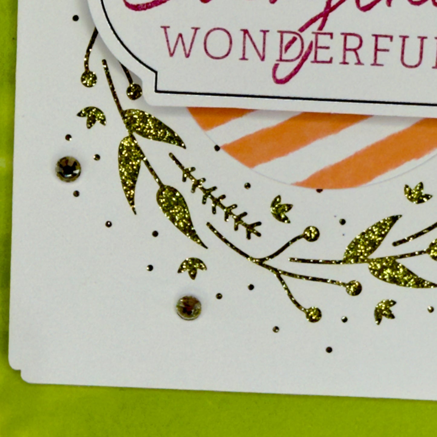 Greeting Card: Wishing You Everything Wonderful - wreath
