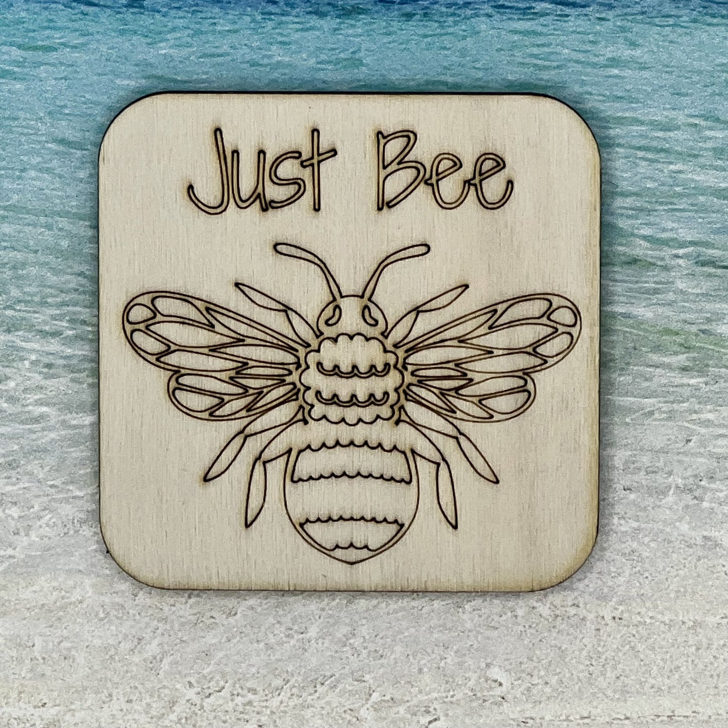 Fridge Magnet: Just Bee {bee}