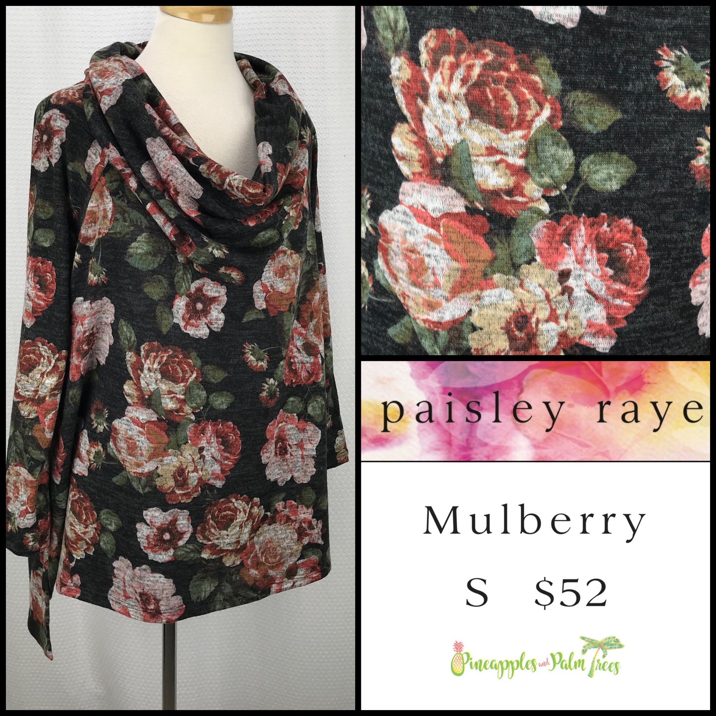 Top: Mulberry S - floral