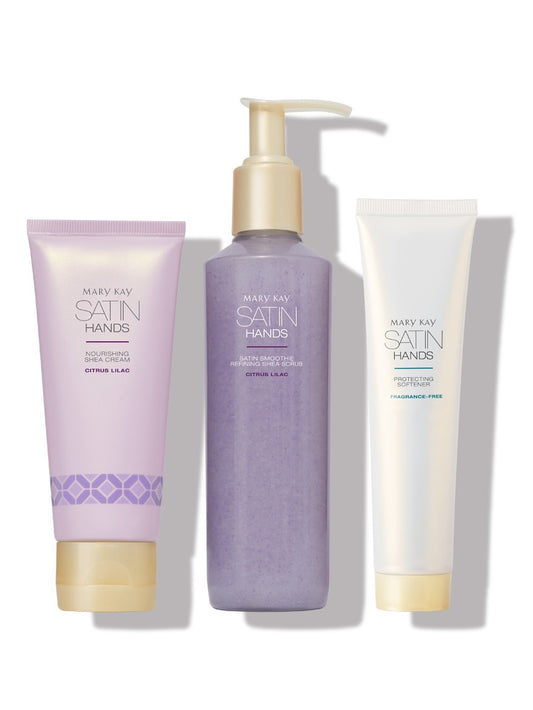 Limited-Edition Citrus Lilac Satin Hands Pampering Set