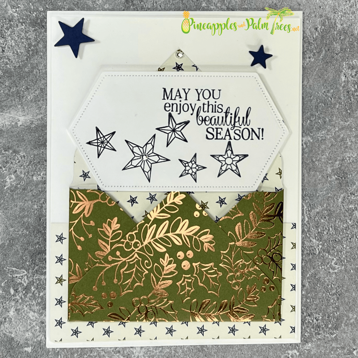 Greeting Card: May You Enjoy This Beautiful Season - envelope