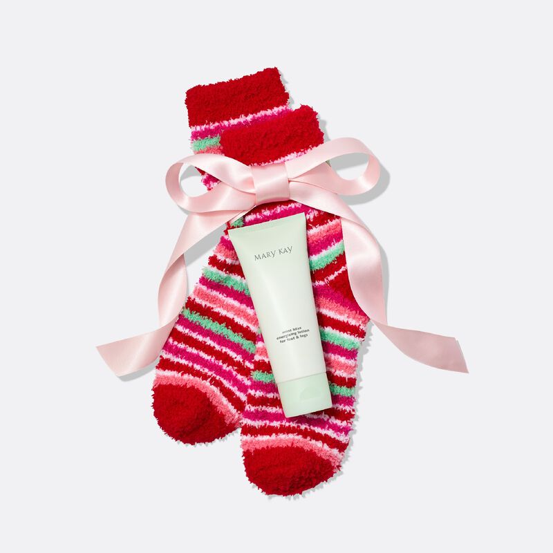 Limited-Edition Mint Bliss Lotion + FREE Gift With Purchase Fuzzy Socks