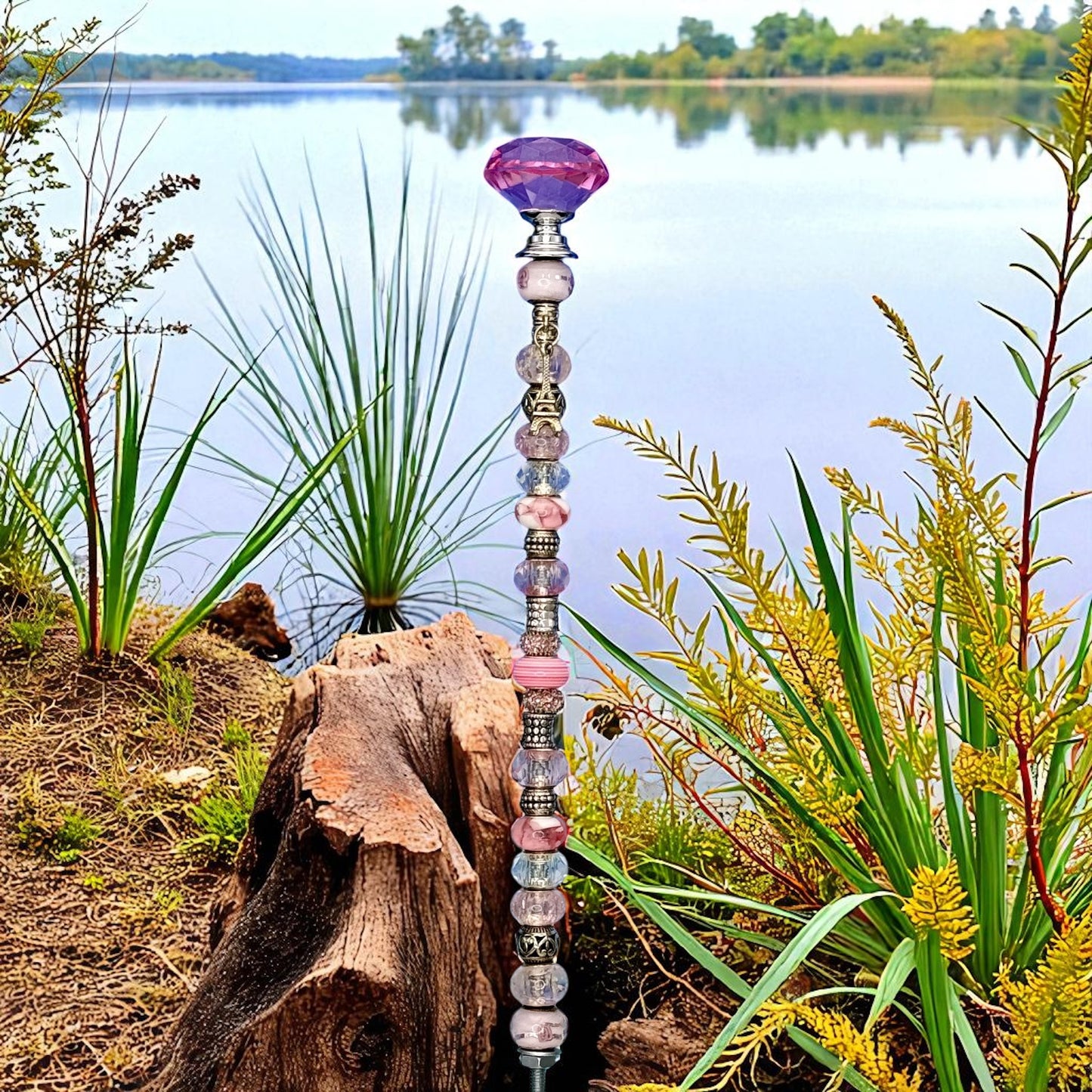 Garden Stake 1': Parisian Dreams - Eiffel Tower