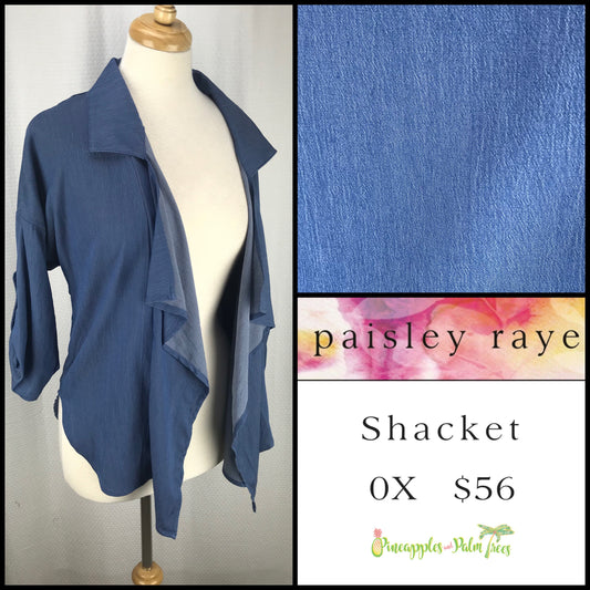 Outerwear: Shacket 0X - blue