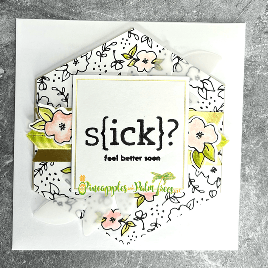 Greeting Card: Sick? Feel Better Soon - floral