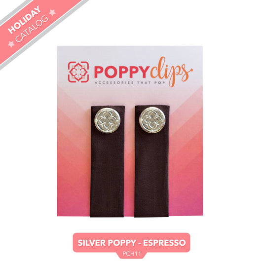 PoppyClips: Espresso - brown
