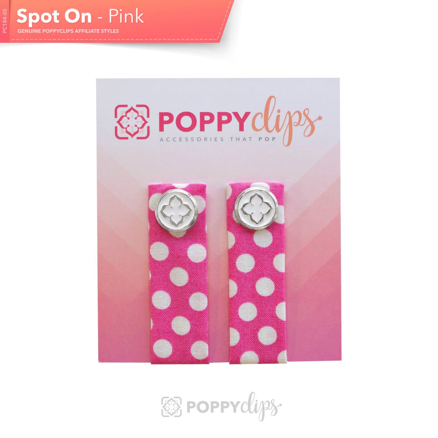 PoppyClips: Spot On - Pink