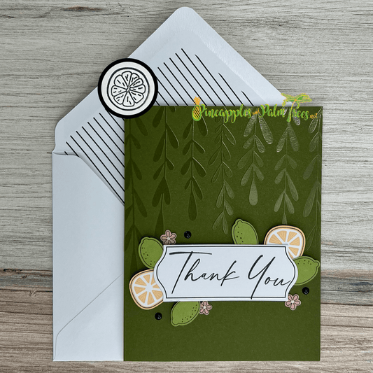 Greeting Card: Thank You - Citrus