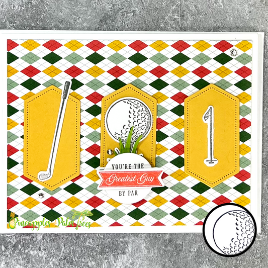 Greeting Card: You're the Greatest Guy By Par - golf ball