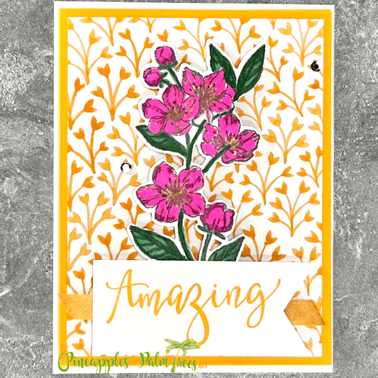 Greeting Card: Amazing - floral