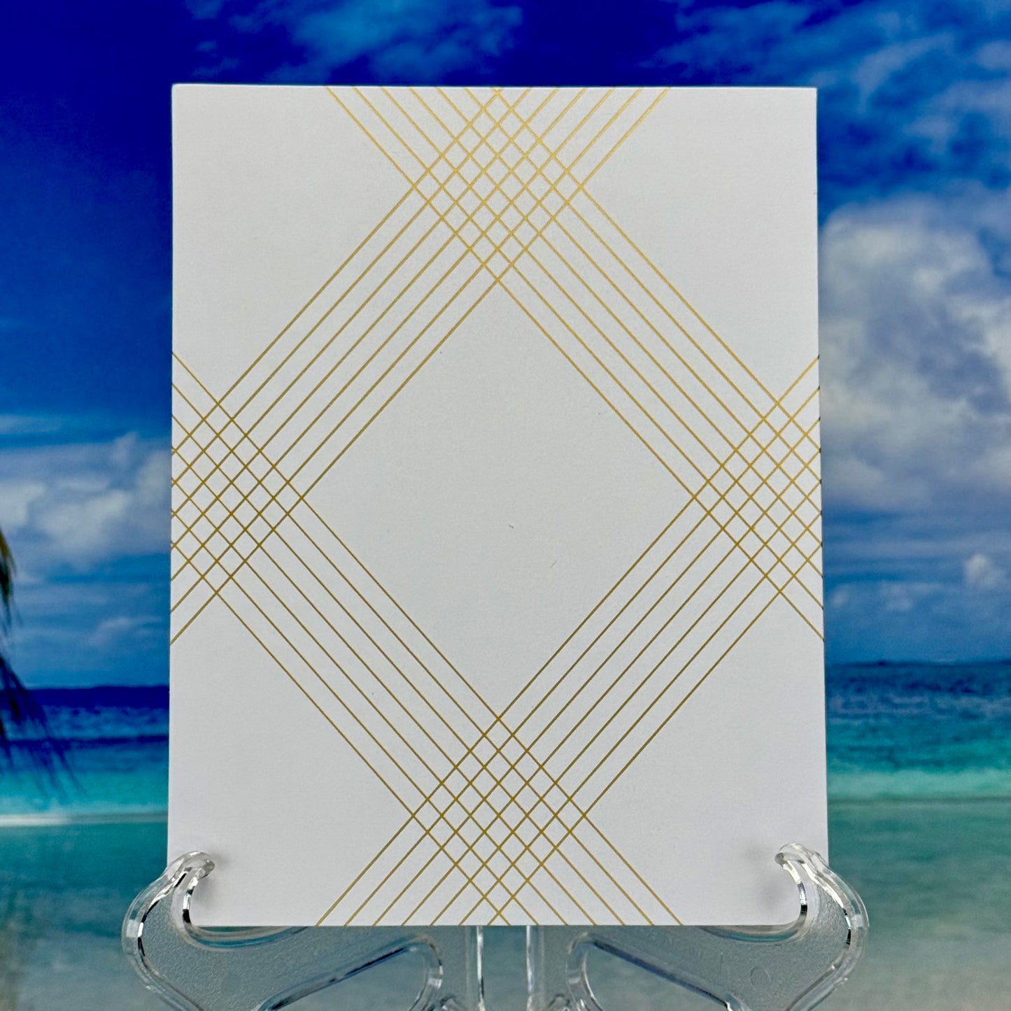 Back of the greeting card that reads ‘Let’s Celebrate You’  —  perfect for birthdays or special occasions.