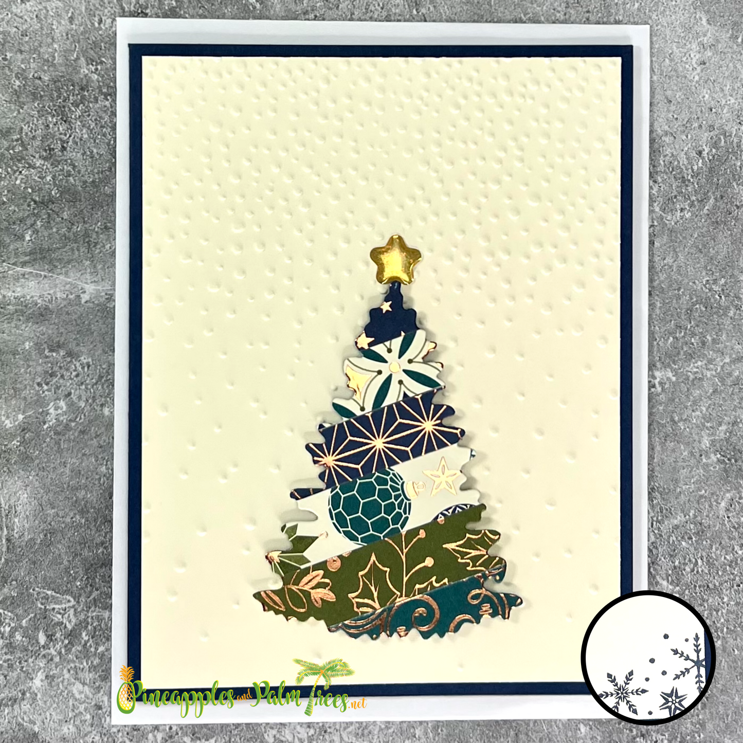 Greeting Card: {Christmas Tree} - foil