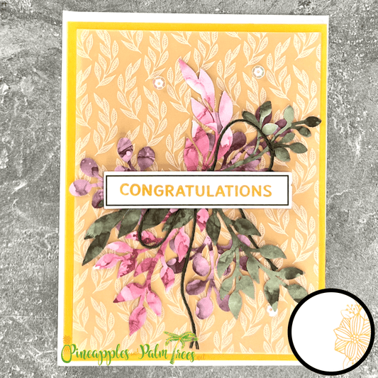 Greeting Card: Congratulations - leaves