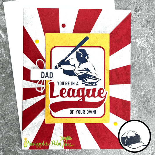 Greeting Card: Dad, You're in a League of Your Own! - baseball